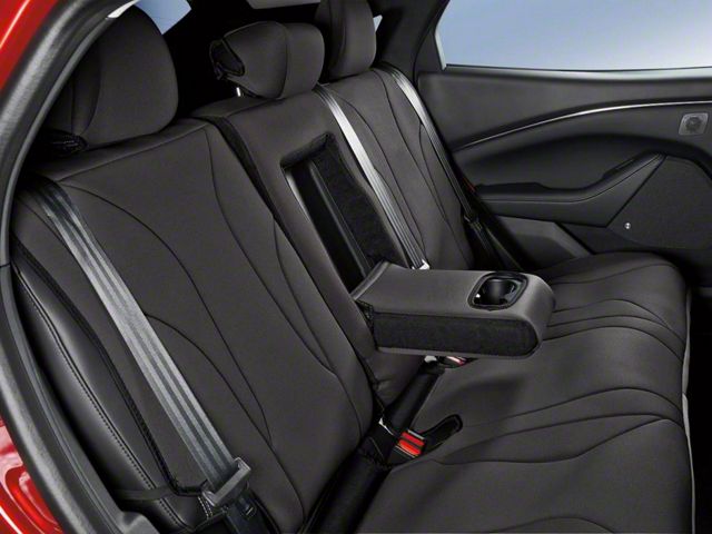 Ford by Coverking Neoprene Rear Seat Covers; Black (21-24 Mustang Mach-E)