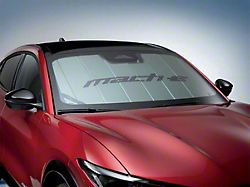 Ford UVS 100 Custom Sunscreen with Mach-E Logo (21-25 Mustang Mach-E)