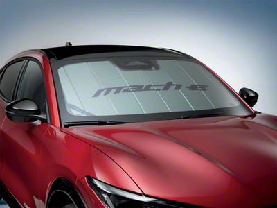 Ford UVS 100 Custom Sunscreen with Mach-E Logo (21-25 Mustang Mach-E)