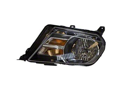 Ford Factory Replacement Halogen Headlight; Black Housing; Clear Lens; Passenger Side (10-12 Mustang w/ Factory Halogen Headlights)