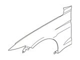 Ford Front Fender; Passenger Side (15-17 Mustang GT, EcoBoost, V6)
