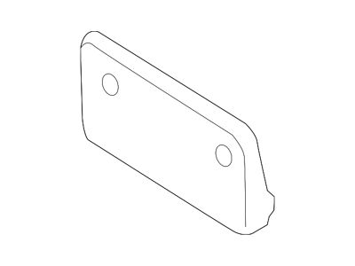Ford Front License Plate Bracket (15-17 Mustang; 18-20 Mustang GT350)