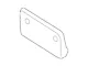 Ford Front License Plate Bracket (15-17 Mustang; 18-20 Mustang GT350)