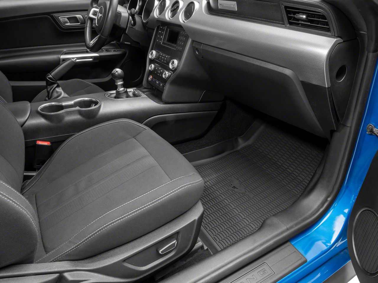 Ford Mustang Tray Style All-Weather Front and Rear Floor