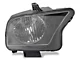 Ford Factory Replacement Halogen Headlight; Black Housing; Clear Lens; Passenger Side (07-09 Mustang GT500 w/ Factory Halogen Headlights)