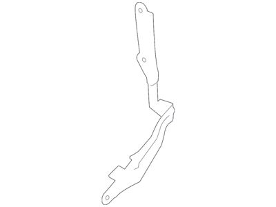 Ford Hood Hinge; Passenger Side (15-17 Mustang GT, EcoBoost, V6)