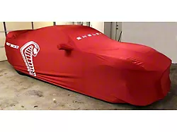 Ford Indoor Full Car Cover; Red (20-22 Mustang GT500 w/ Track Pack Spoiler)