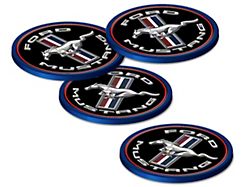 Ford Mustang Rubber Coaster Set 