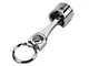 Piston Style Metal Key Chain with Running Pony Logo