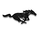 Ford Pony Grille Emblem; Black (15-23 Mustang GT, EcoBoost, V6)
