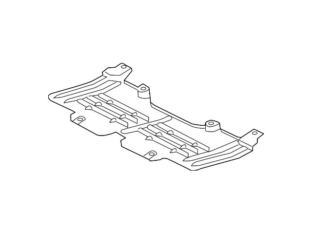 Ford Radiator Support Splash Shield (11-14 Mustang)