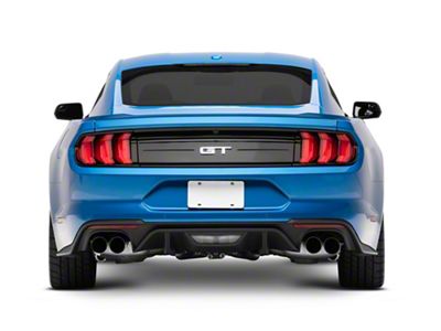 Ford Rear Bumper Cover; Unpainted (18-23 Mustang GT, EcoBoost)