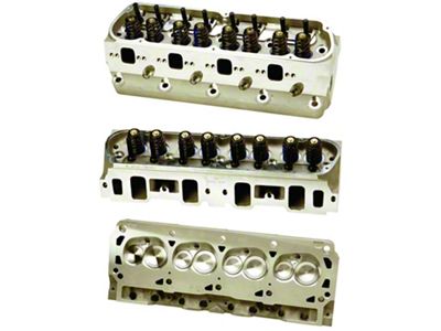 Ford Performance 302/351W Z-Head Assembled Aluminum Cylinder Head with 7mm Valves; 63cc (79-95 5.0L Mustang)