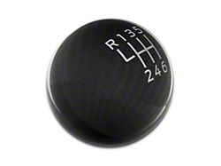 Ford Performance 6-Speed Shift Knob; Carbon Fiber (15-23 Mustang GT, EcoBoost, V6)