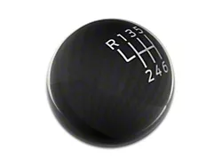 Ford Performance 6-Speed Shift Knob; Carbon Fiber (15-24 Mustang, Excluding GT350 & GT500)