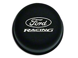 Ford Performance Breather Cap with Ford Racing Logo; Black (79-93 289, 302, 351W Mustang)