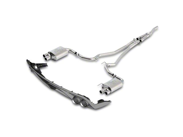 Ford Performance Touring Cat-Back Exhaust with GT350 Lower Valance (15-17 Mustang EcoBoost Premium)