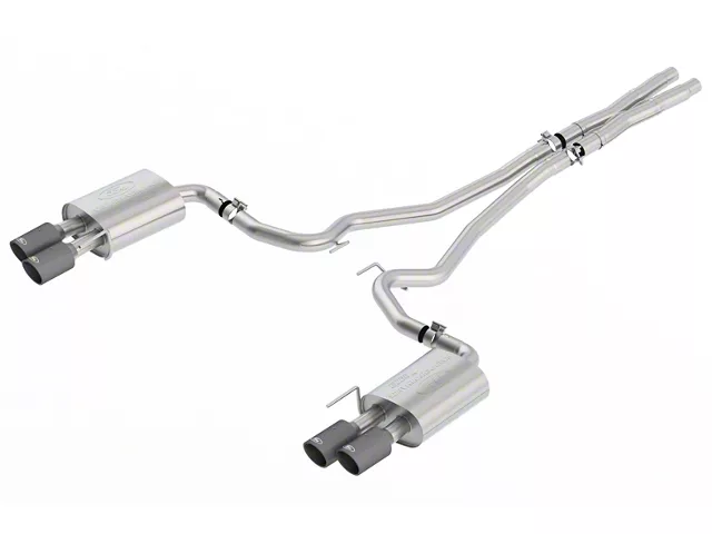 Ford Performance Sport Cat-Back Exhaust with Carbon Fiber Tips (18-23 Mustang GT w/o Active Exhaust)