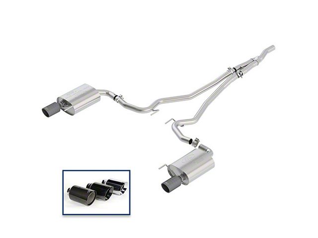 Ford Performance Extreme Cat-Back Exhaust with Carbon Fiber Tips (15-23 Mustang EcoBoost w/o Active Exhaust)