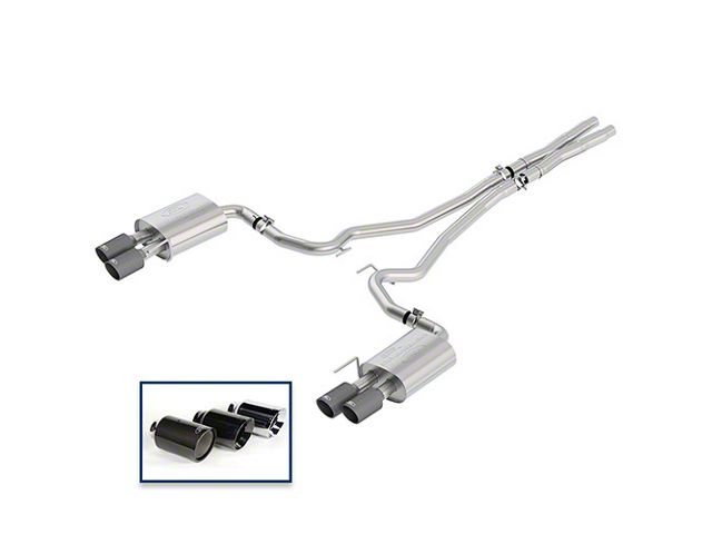 Ford Performance Extreme Cat-Back Exhaust with Carbon Fiber Tips (18-23 Mustang GT w/o Active Exhaust)