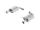 Ford Performance Touring Axle-Back Exhaust with Chrome Tips (15-23 Mustang EcoBoost w/o Active Exhaust)