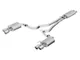 Ford Performance Touring Cat-Back Exhaust with Chrome Tips (18-23 Mustang GT w/o Active Exhaust)