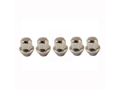 Ford Performance Chrome Lug Nuts; M14x1.5; Set of 5 (15-25 Mustang)