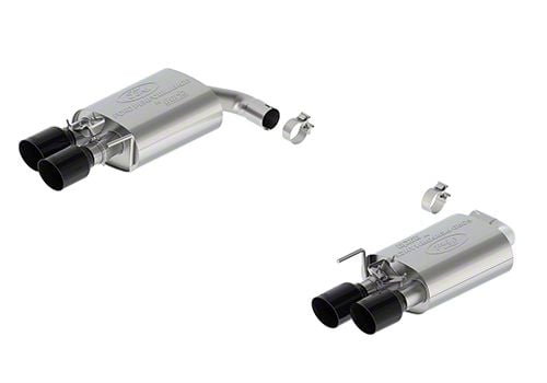 Ford Performance Extreme Active Axle-Back Exhaust with Black Chrome Tips (2024 Mustang EcoBoost w/ Active Exhaust)