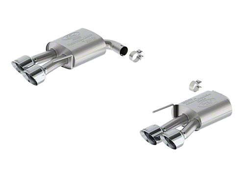 Ford Performance Extreme Non-Active Axle-Back Exhaust with Chrome Tips and Dark Horse Rear Valance (2024 Mustang GT w/o Active Exhaust)