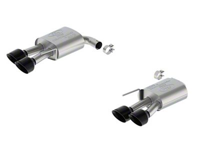Ford Performance Extreme Non-Active Axle-Back Exhaust with Black Chrome Tips and Dark Horse Rear Valance (24-25 Mustang GT w/o Active Exhaust)