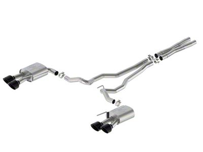 Ford Performance Extreme Non-Active Cat-Back Exhaust with Black Chrome Tips and Dark Horse Quad Tip Rear Valance (2024 Mustang GT w/o Active Exhaust)