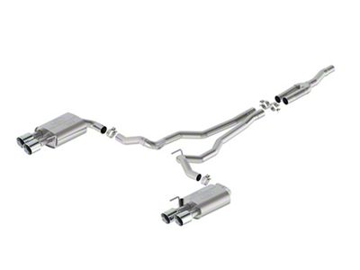 Ford Performance Extreme Non-Active Cat-Back Exhaust with Chrome Tips and GT Quad Tip Rear Valance (2024 Mustang EcoBoost w/o Active Exhaust)