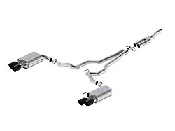 Ford Performance Extreme Non-Active Cat-Back Exhaust with Black Chrome Tips and GT Quad Tip Rear Valance (24-25 Mustang EcoBoost w/o Active Exhaust)