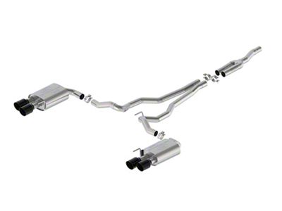 Ford Performance Extreme Non-Active Cat-Back Exhaust with Black Chrome Tips and GT Quad Tip Rear Valance (24-25 Mustang EcoBoost w/o Active Exhaust)