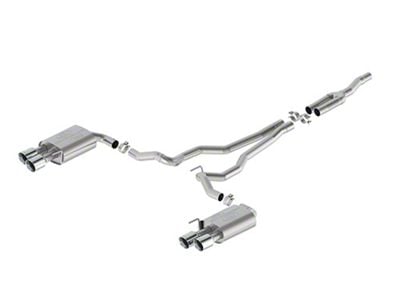 Ford Performance Extreme Non-Active Cat-Back Exhaust with Chrome Tips and GT Quad Tip Rear Valance (24-25 Mustang EcoBoost w/o Active Exhaust)