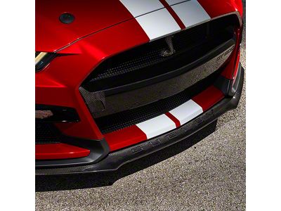 Ford Performance Front Chin Splitter Kit; Carbon Fiber (20-22 Mustang GT500)