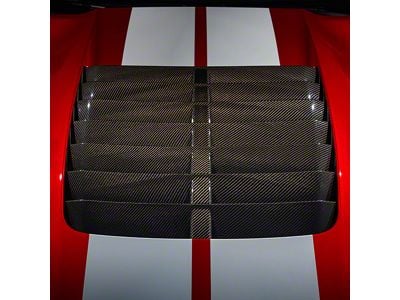 Ford Performance Hood Vent Kit; Carbon Fiber (20-22 Mustang GT500)