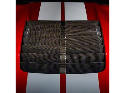 Ford Performance Hood Vent Kit; Carbon Fiber (20-22 Mustang GT500)