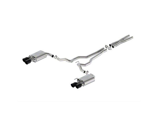 Ford Performance Sport Active Cat-Back Exhaust with Black Chrome Tips (2024 Mustang GT w/ Active Exhaust)