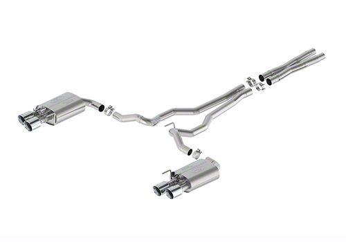 Ford Performance Sport Active Cat-Back Exhaust with Chrome Tips (2024 Mustang GT w/ Active Exhaust)