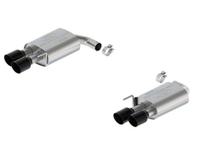 Ford Performance Sport Non-Active Axle-Back Exhaust with Black Chrome Tips and GT Quad Tip Rear Valance (2024 Mustang EcoBoost w/o Active Exhaust)