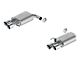 Ford Performance Sport Non-Active Axle-Back Exhaust with Chrome Tips and GT Quad Tip Rear Valance (2024 Mustang EcoBoost w/o Active Exhaust)