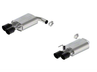 Ford Performance Sport Non-Active Axle-Back Exhaust with Black Chrome Tips and GT Quad Tip Rear Valance (24-25 Mustang EcoBoost w/o Active Exhaust)
