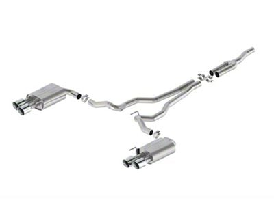 Ford Performance Sport Non-Active Cat-Back Exhaust with Chrome Tips and GT Quad Tip Rear Valance (2024 Mustang EcoBoost w/o Active Exhaust)