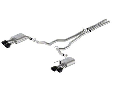 Ford Performance Sport Non-Active Cat-Back Exhaust with Black Chrome Tips and Dark Horse Quad Tip Rear Valance (24-25 Mustang GT w/o Active Exhaust)
