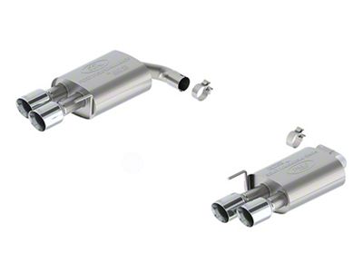Ford Performance Touring Non-Active Axle-Back Exhaust with Chrome Tips and GT Quad Tip Rear Valance (24-25 Mustang EcoBoost w/o Active Exhaust)