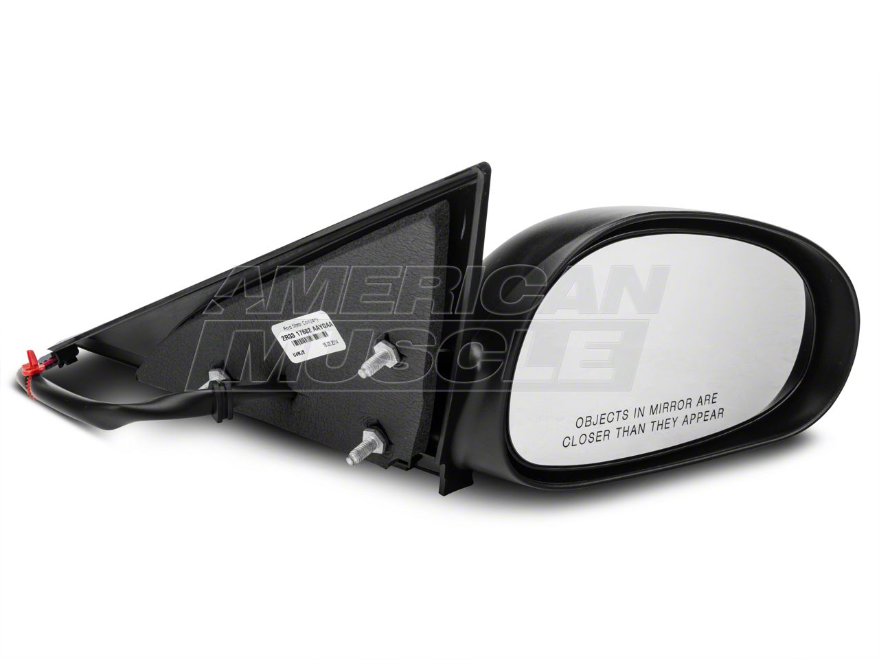 Ford Mustang Replacement Powered Mirror; Passenger Side