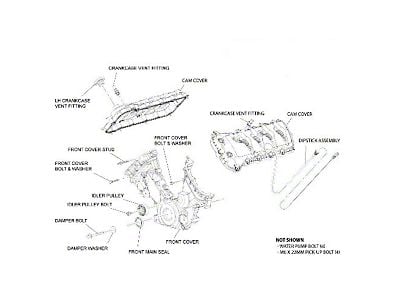 Ford Performance Front Timing Chain Cover 5.0L Coyote 11-17