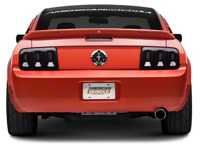 Ford Rear Bumper Cover; Unpainted (05-09 Mustang V6)