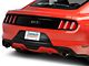 Ford 2015 Factory Replacement Tail Lights; Black Housing; Red Lens; Driver and Passenger Side (15-23 Mustang)
